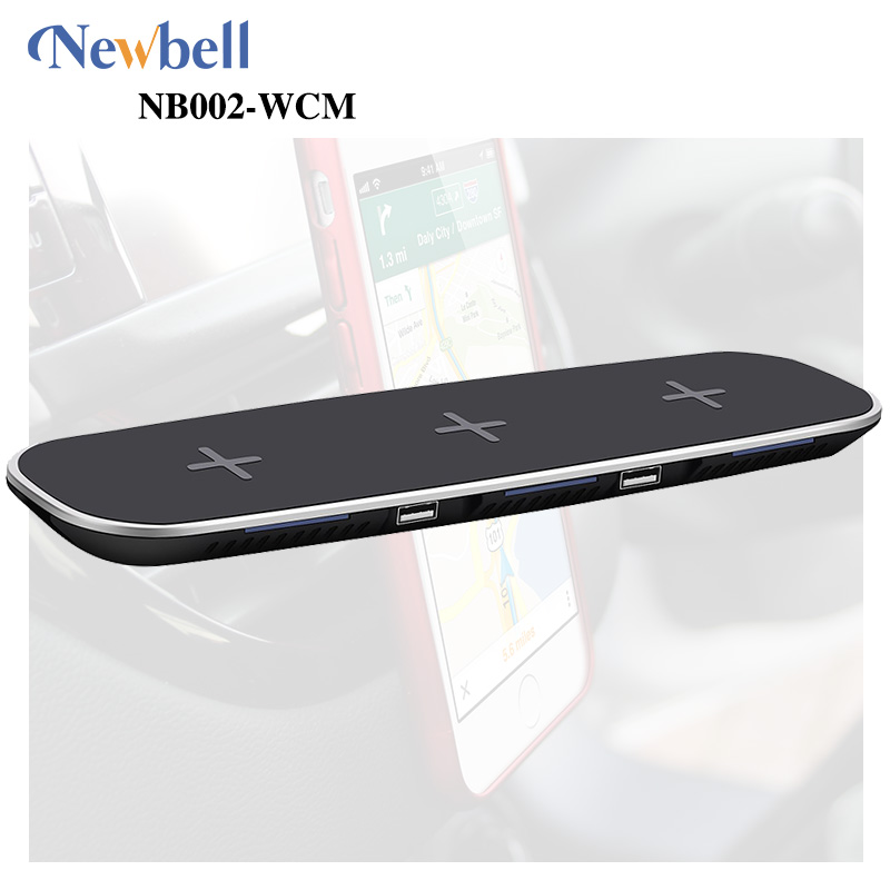 NB002-WCM Wireless Phone charger multiple phone - Dashboard - Desktop