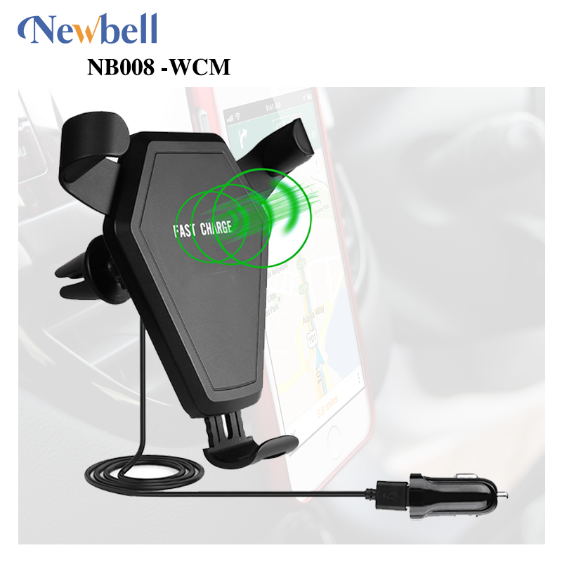 NB008-WCM  Wireless Car Charger phone Mount, Air Vent
